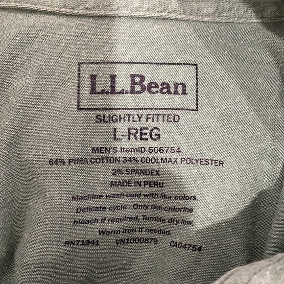 Allagash Short Sleeve Polo Shirt Men's Regular, Large, Clover - Picture 2 of 2